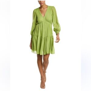 Maison Tara  Chloe Apricot‎ Green Mini Dress. Size 8